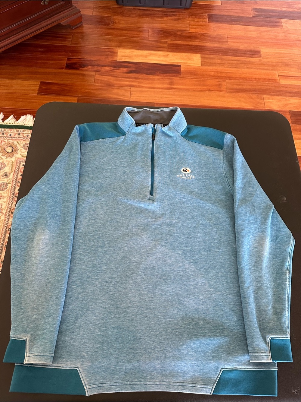 Under Armour Men’s Blue Quarter-Zip Sweater Bandon Dunes Golf Logo Mens XL